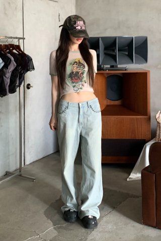 스컬프터(SCULPTOR) [Sculptor X Ed Hardy] Brush Raglan Tee Raw