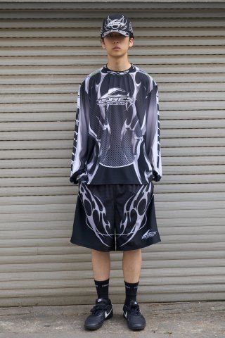 MUSINSA | LORES Guccimaze Motocross Jersey - Black