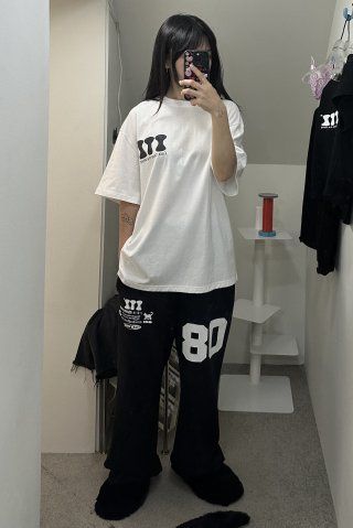MUSINSA | ITZAVIBE ITZ MINI LOGO T SHIRT - WHITE