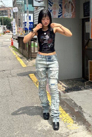 MUSINSA | SCULPTOR [Sculptor x Ed Hardy] Rib Tank Top Black