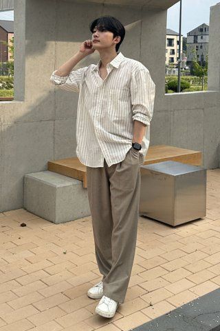 【MODERNIF】Cool Banding One Tuck Wide Slacks MUSINSA | AGOD One-tuck wide banding slacks [black]