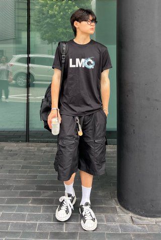 ★LMC★ WATER SPLASH TEE black LMC WATER SPLASH TEE