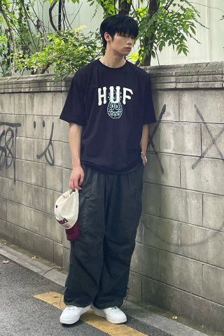 [HUF] ★24SS★HUF X REDDY PINNACLE TEE MUSINSA公式 | HUF HUF x REDDY PINNACLE TEE [BLACK]