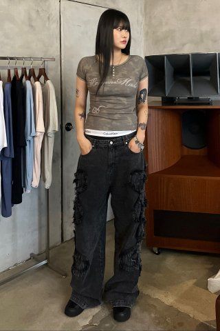 トップス SCULPTOR Heavenly Button Down Camo Tee SCULPTOR® online store