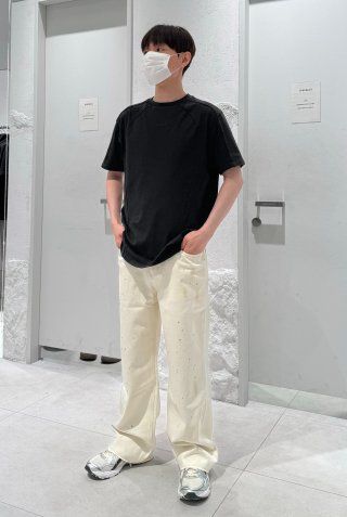 パンツ INSILENCE Stained Painting Denim Pants MUSINSA公式 | INSILENCE ステインドペインティングデニムパンツクリーム