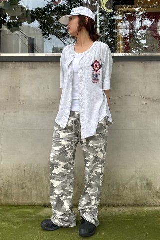 MUSINSA公式 | SCULPTOR Heaven Camo Sweatpants Ash