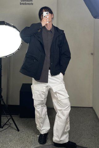 ★MUSINSA STANDARD★ Relaxed pigment shirt dark grey MMDSH50 MUSINSA | MUSINSA STANDARD Relaxed Pigment Shirt [Dark Grey]