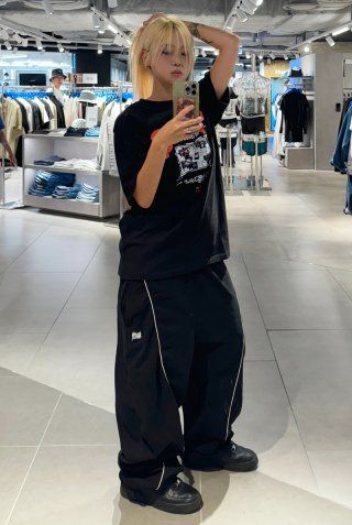 ★BROWNBREATH★ W TAG LINE PANTS ASH MUSINSA | BROWNBREATH W TAG LINE PANTS - ASH
