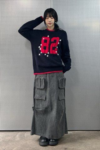 ★送料・関税込★LUV IS TRUE★ AM CARGO LONG SKIRT★ MUSINSA | LUV IS TRUE AM CARGO LONG SKIRT(BROWN)