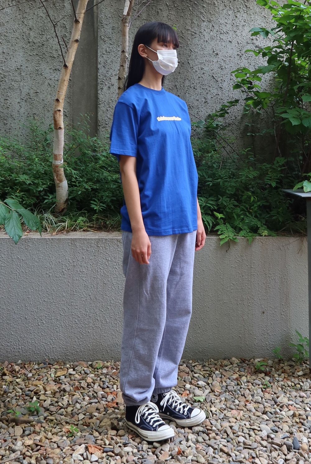 2Tone Logo Tee ROYAL / size S SP-Logo Sweatpant HEATHER GREY / size S