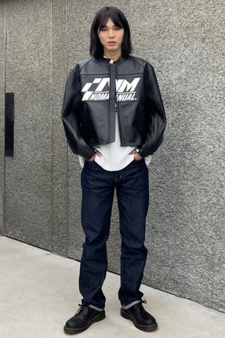 노매뉴얼(NOMANUAL) SPEED RACING LEATHER JACKET - BLACK - 사이즈 & 후기 | 무신사