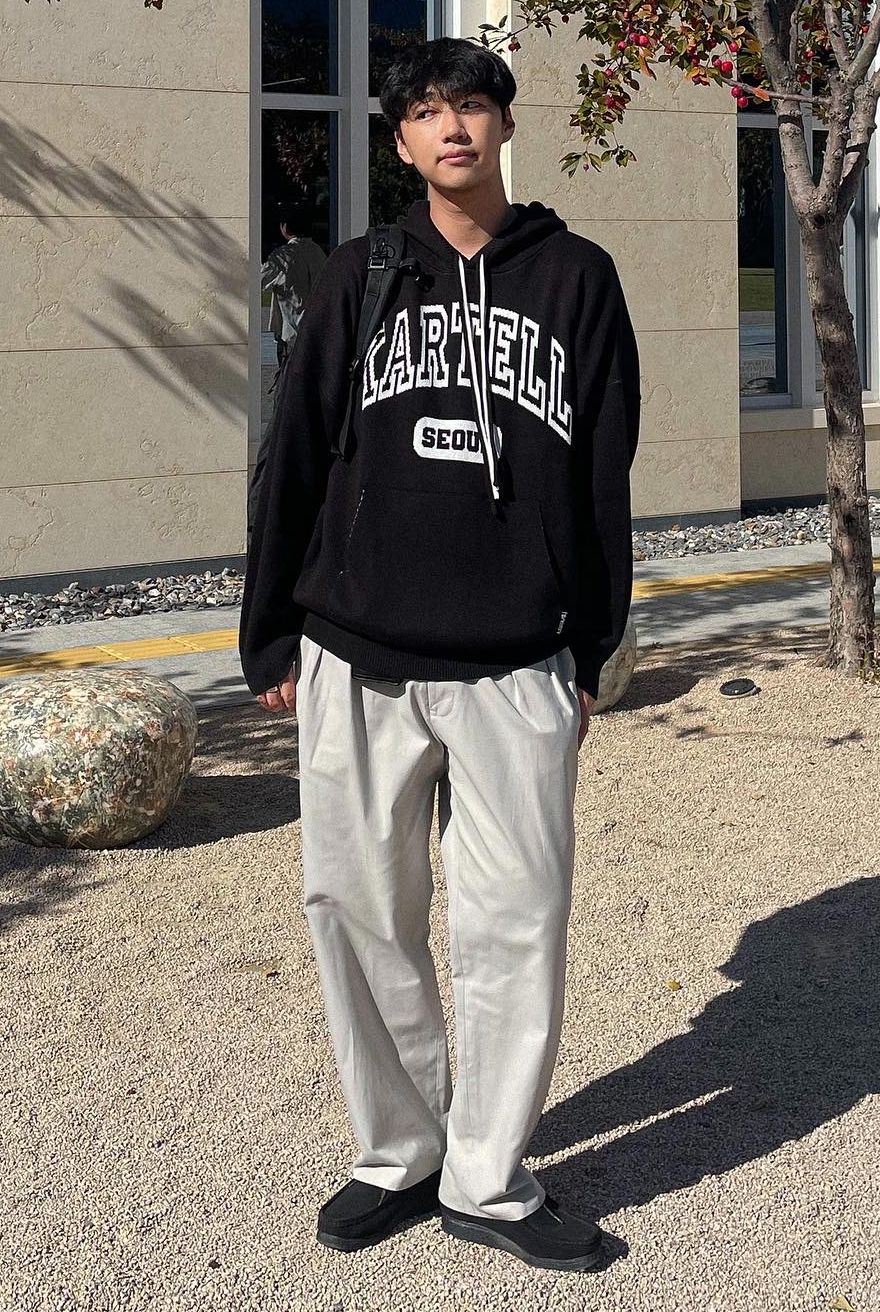 【AJO AJOBYAJO】22FW★ Seoul Kartell Cotton Knit Hoodie 아조바이아조(AJOBYAJO) Seoul Kartell Cotton Knit Hoodie