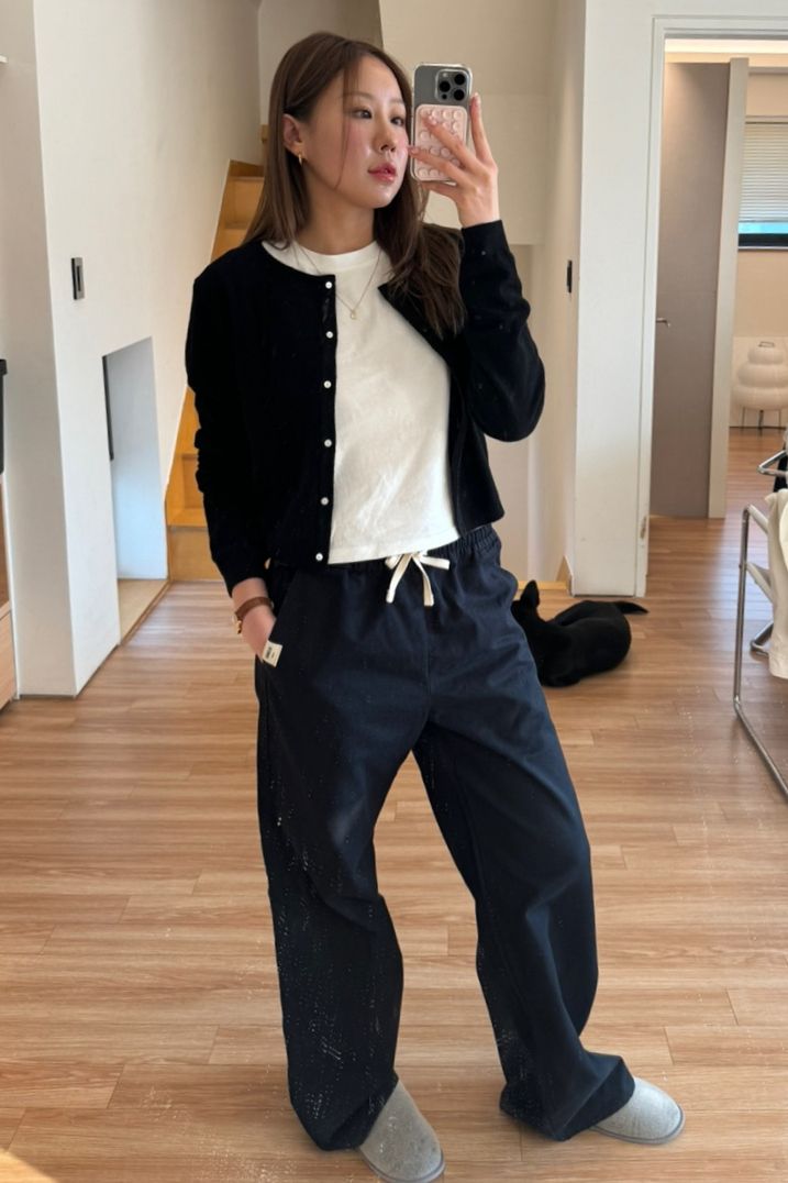 【glowny】G CLASSIC COTTON TWILL PANTS MUSINSA | GLOWNY G CLASSIC COTTON TWILL PANTS (WHITE)
