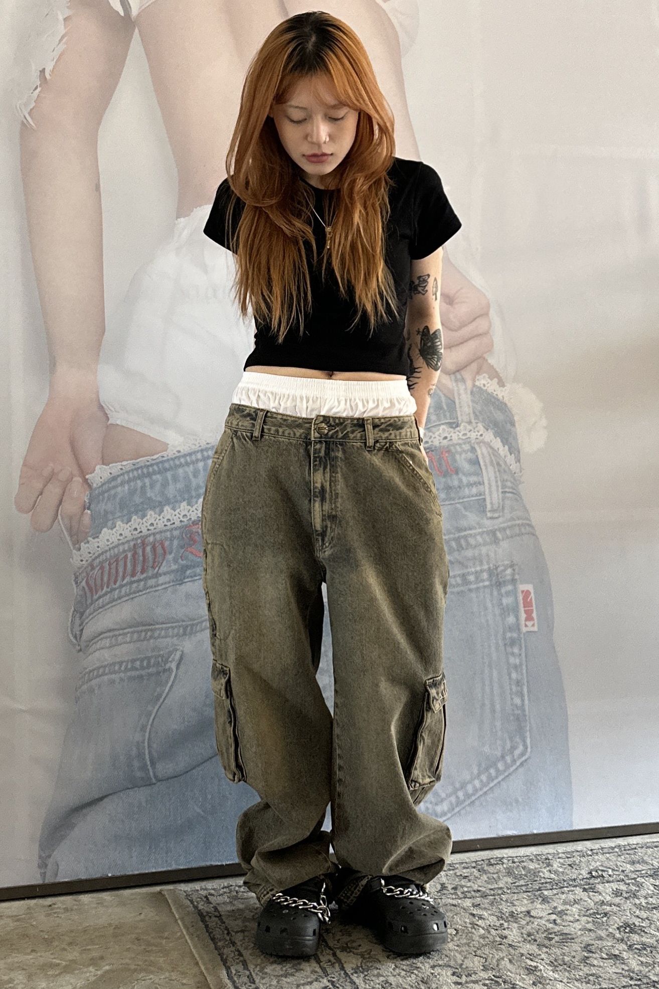 스컬프터(SCULPTOR) Acid Cargo Jogger Pants Vintage Tint - 사이즈 & 후기 | 무신사