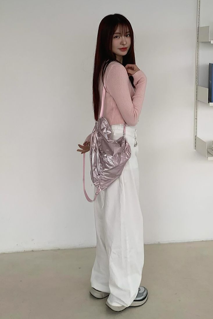 페넥(FENNEC) RIBBON STRING BAG - LIGHT PINK - 사이즈 & 후기 | 무신사