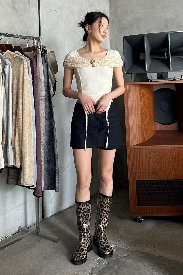 스컬프터(SCULPTOR) Corset U Neck Tee Ice - 사이즈 & 후기 | 무신사