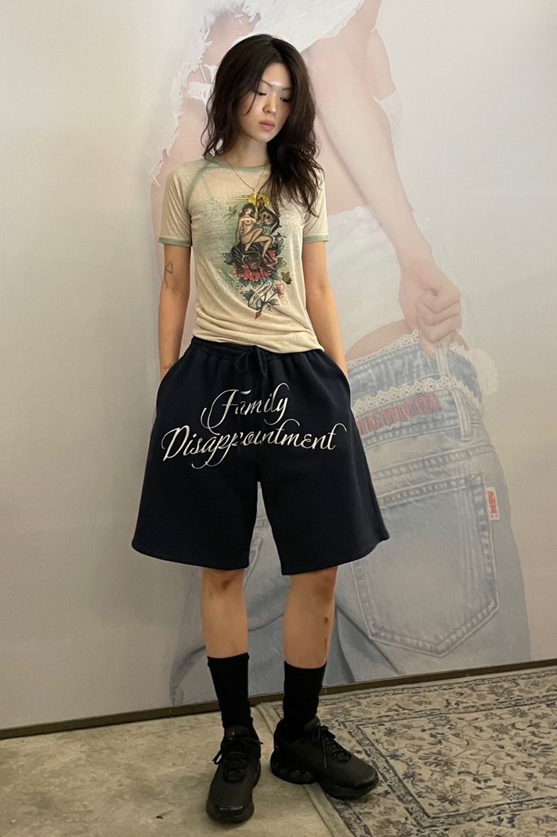 스컬프터(SCULPTOR) [Sculptor X Ed Hardy] Brush Raglan Tee Raw