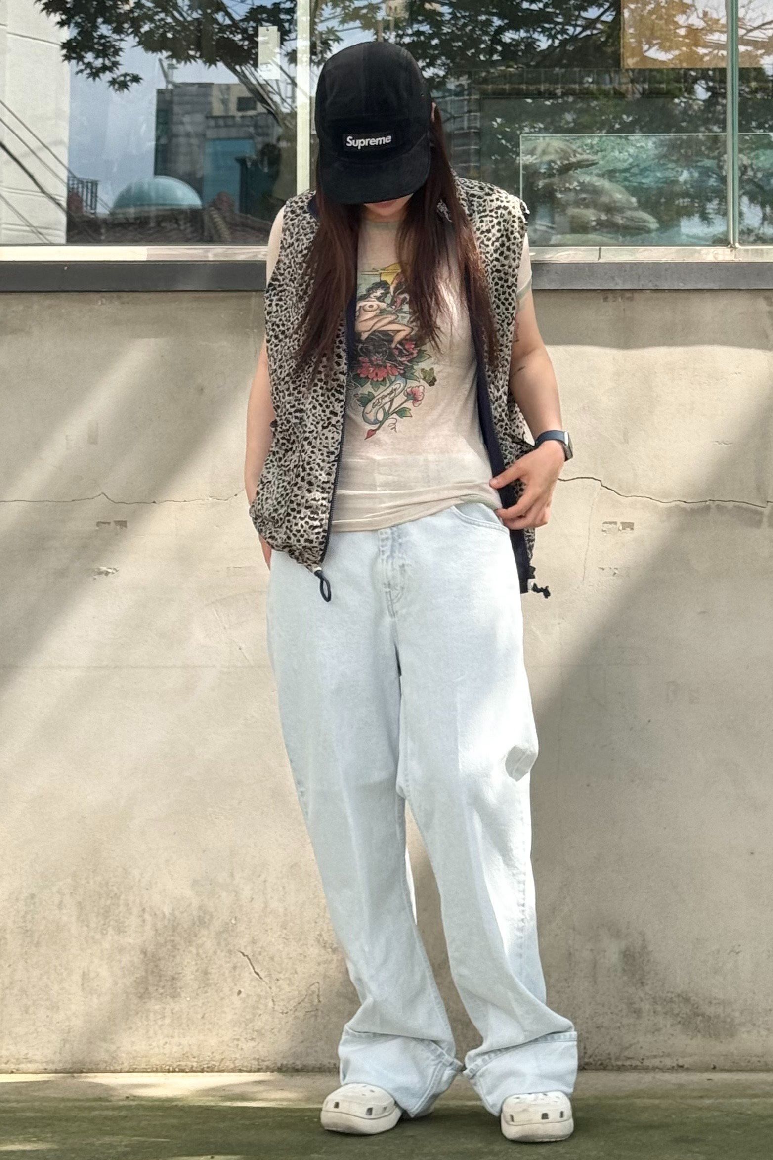 스컬프터(SCULPTOR) [Sculptor X Ed Hardy] Brush Raglan Tee Raw