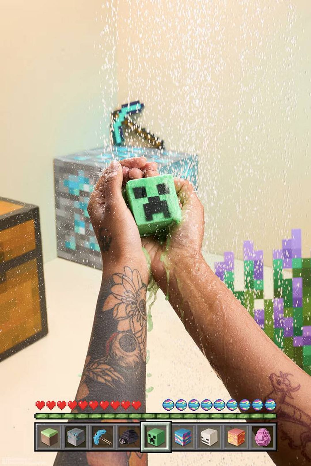 욕조에서 즐기는 마인크래프트 게임? | 무신사