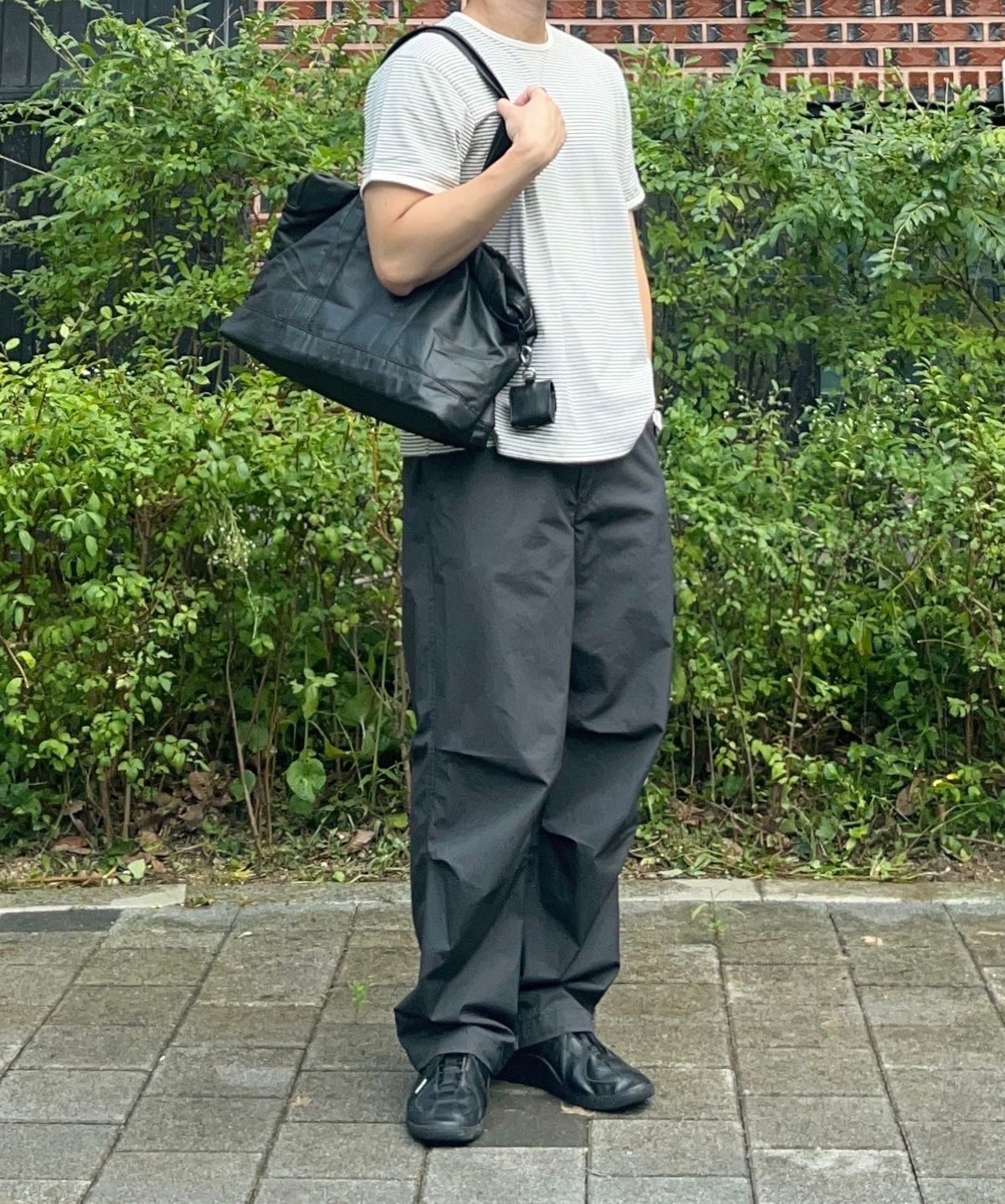 MUSINSA公式 | MOONSUN UNISEX, Marine Stripe Ringer T