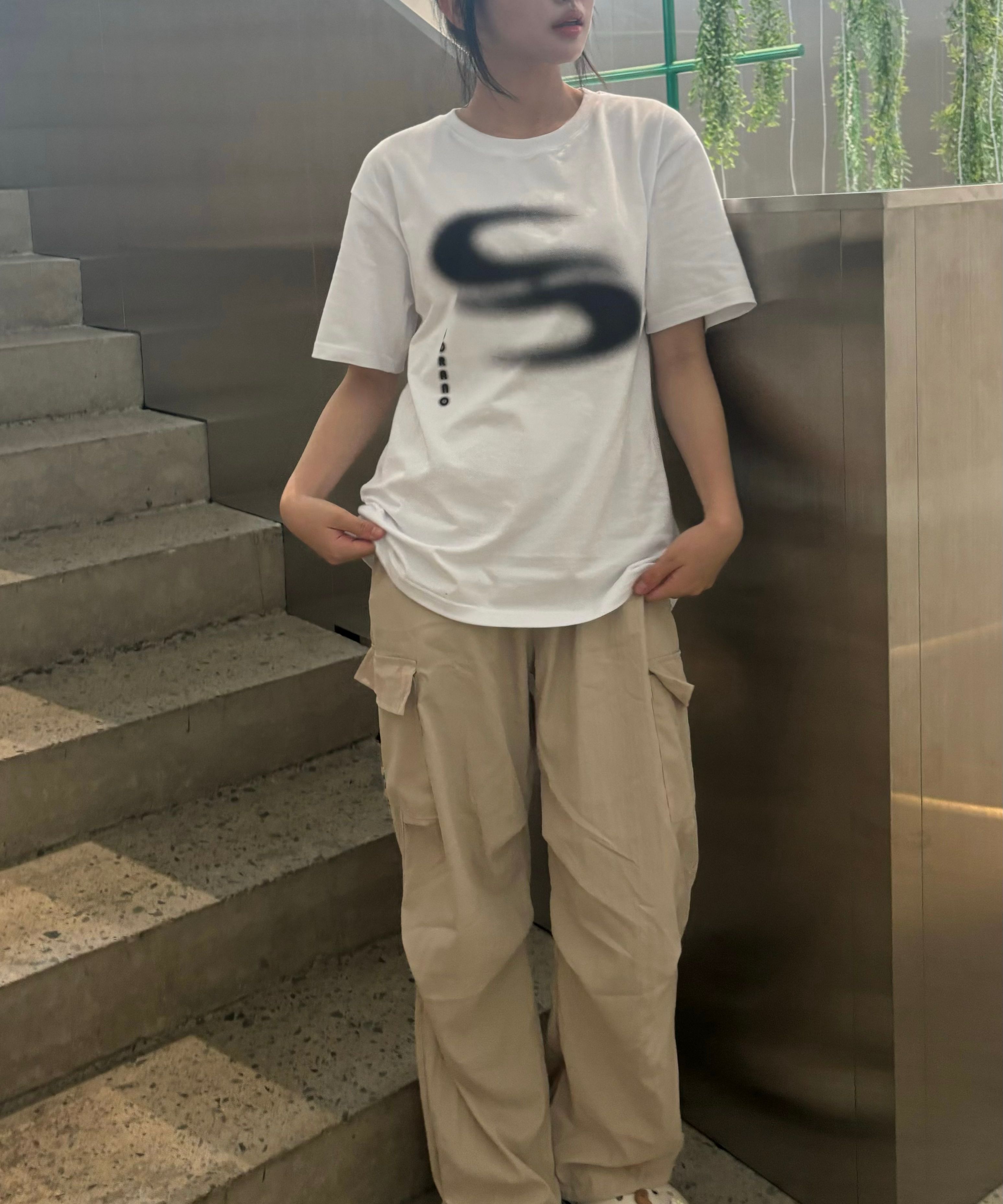 韓国発!【SORANO】Single Logo T-Shirt/男女共用 Yoner One】ジョーダンワン South Side T-Shirt メキシコ産 MXLC