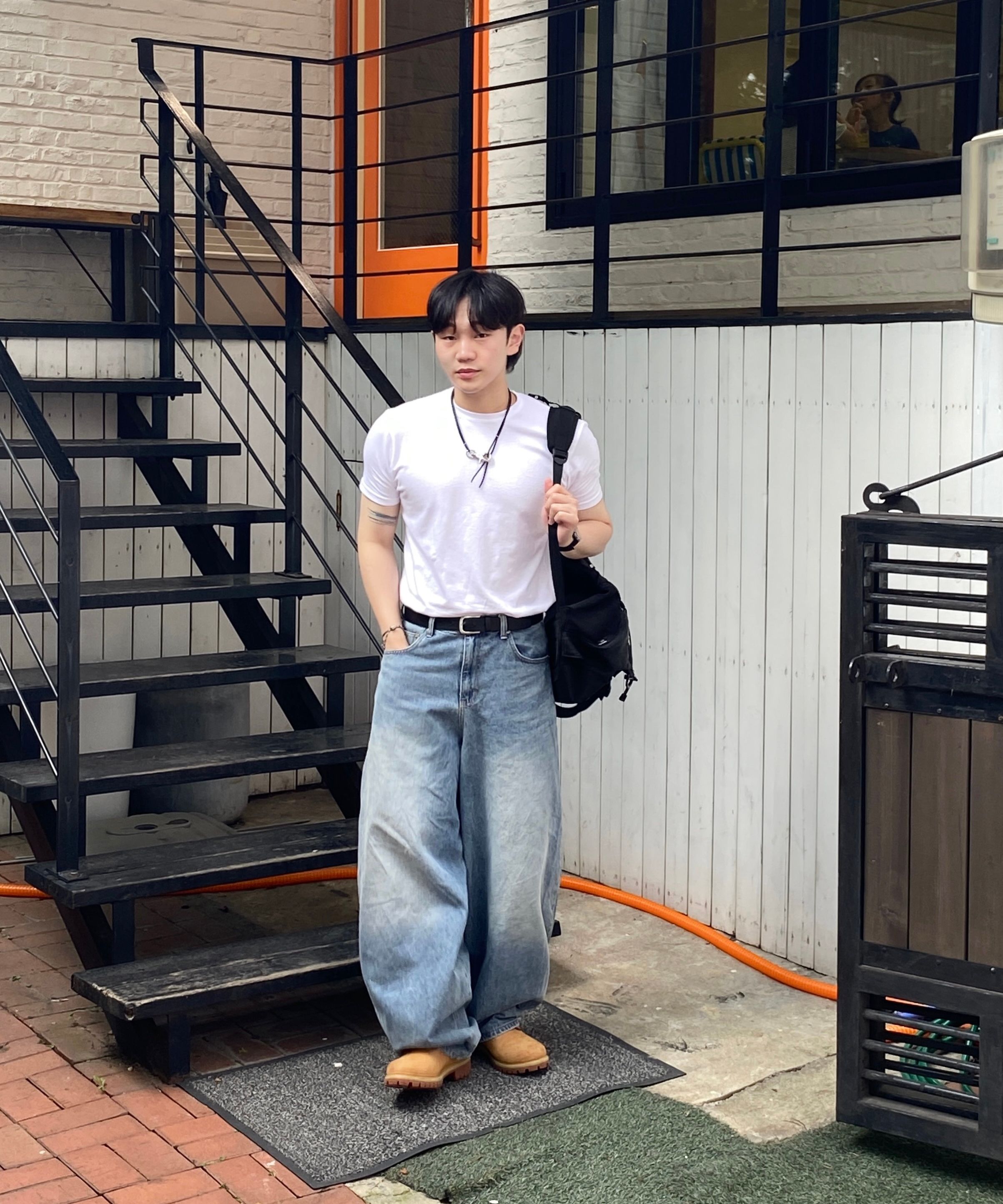 MUSINSA公式 | TRAVEL mesh string slingback