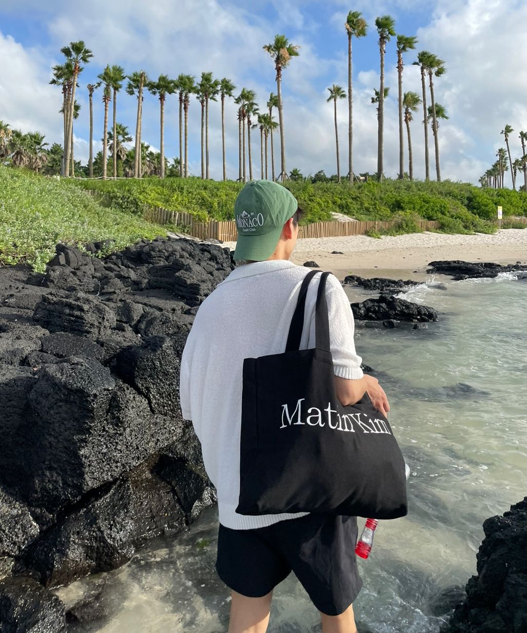 마뗑킴(MATIN KIM) MATIN LOGO ECOBAG IN BLACK - 사이즈 & 후기