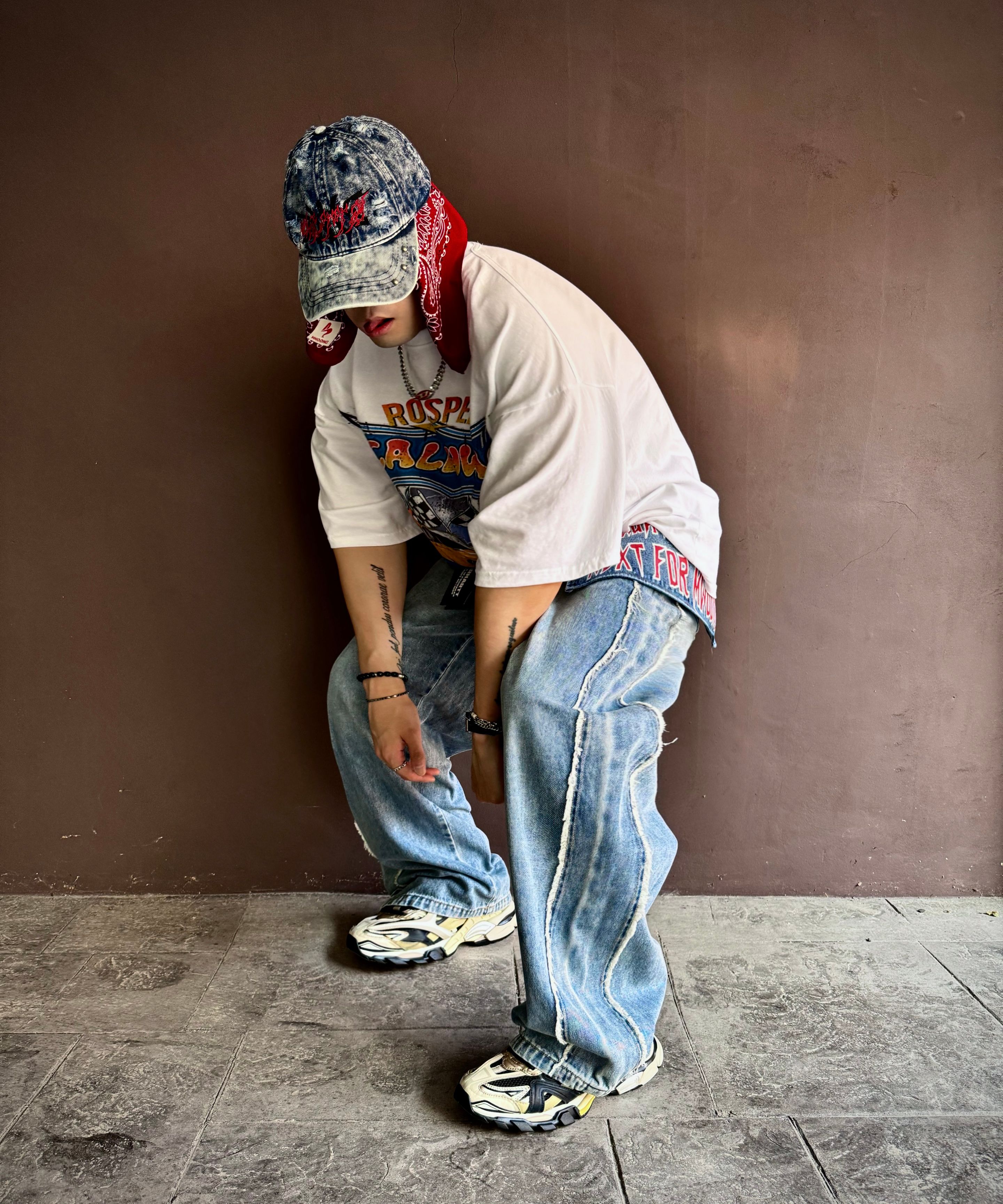 MUSINSA | XTONZ XP150 Swell Denim Pants (BLUE)