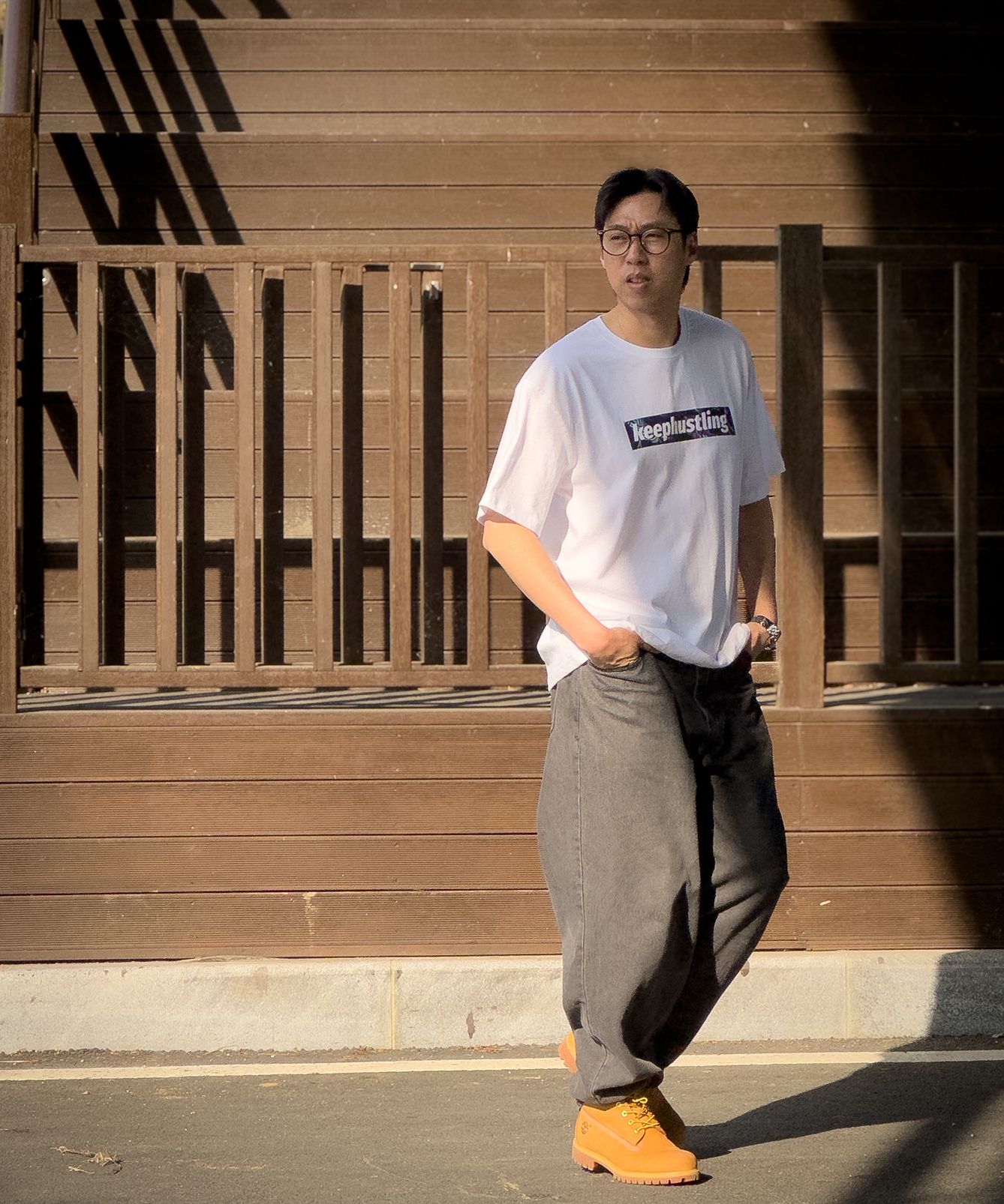 デニム・ジーパン NOT4NERD Hand Loose Wide Denim Pants Deep Blue PT061DB MUSINSA | NOT4NERD Loose Wide Denim Pants - Deep Blue