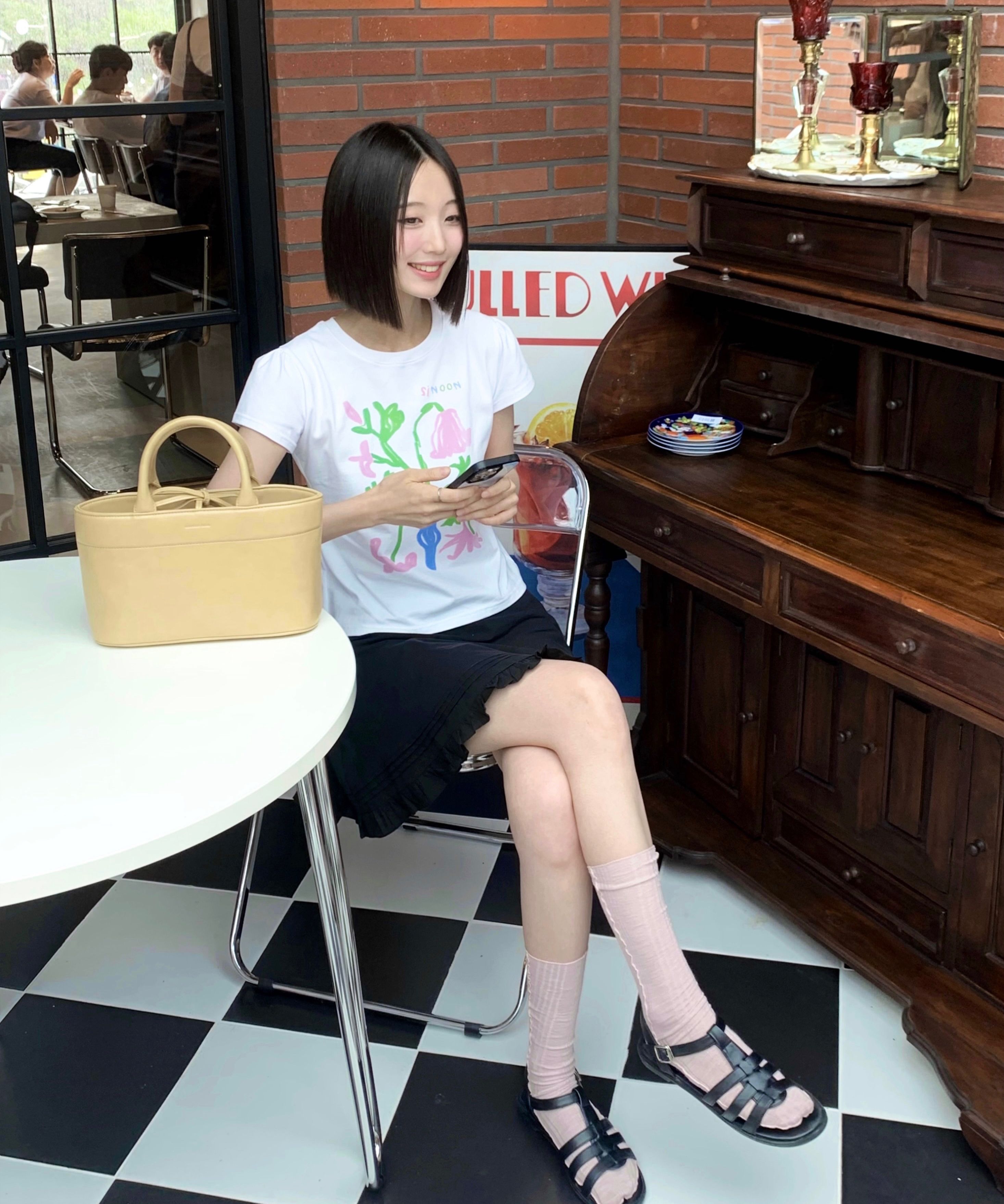 시눈(SINOON) Angel Puff T-Shirt (White) - 사이즈 & 후기 | 무신사