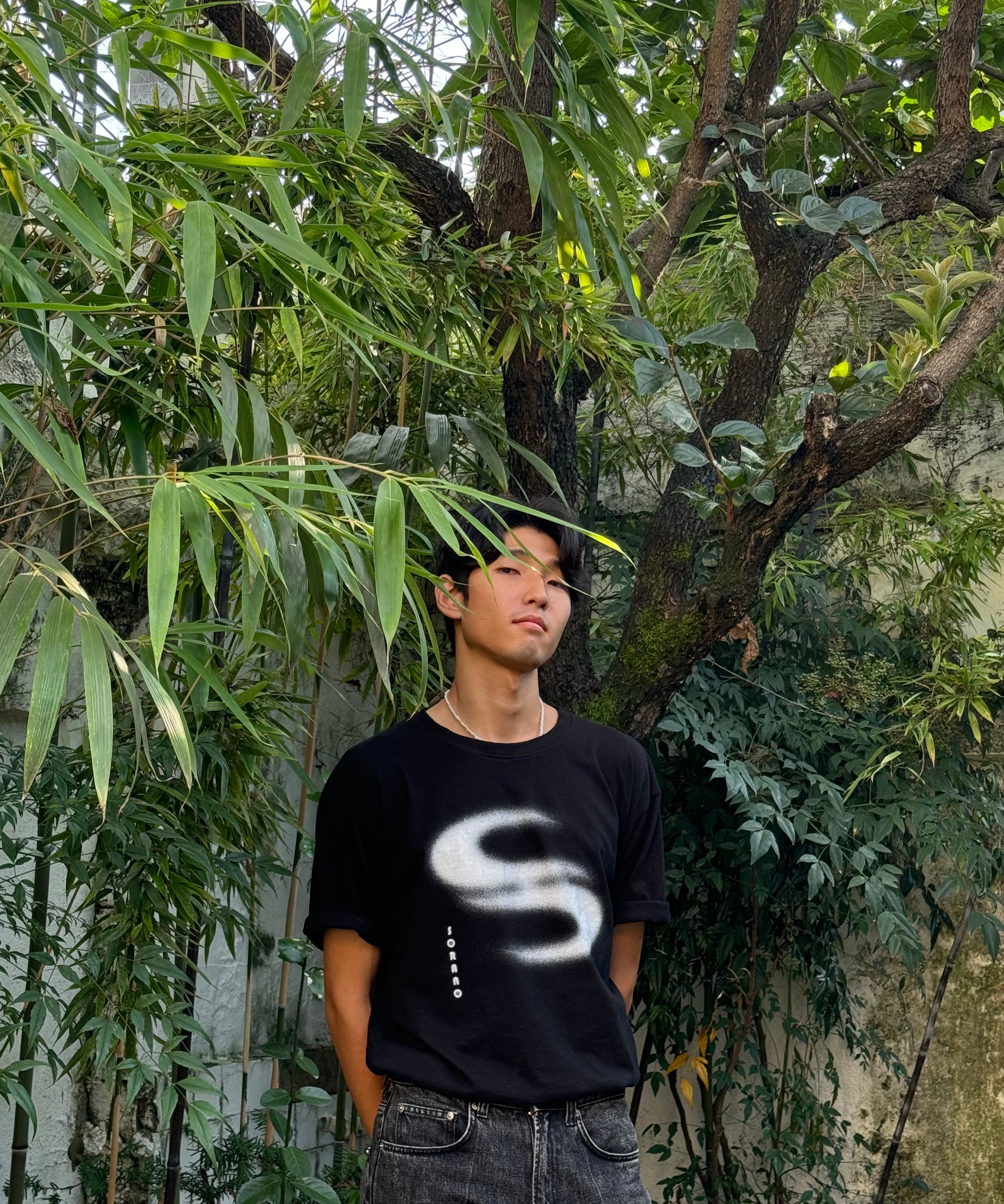 MUSINSA公式 | SORANO SORANO Basic Logo T-shirt[4Color]