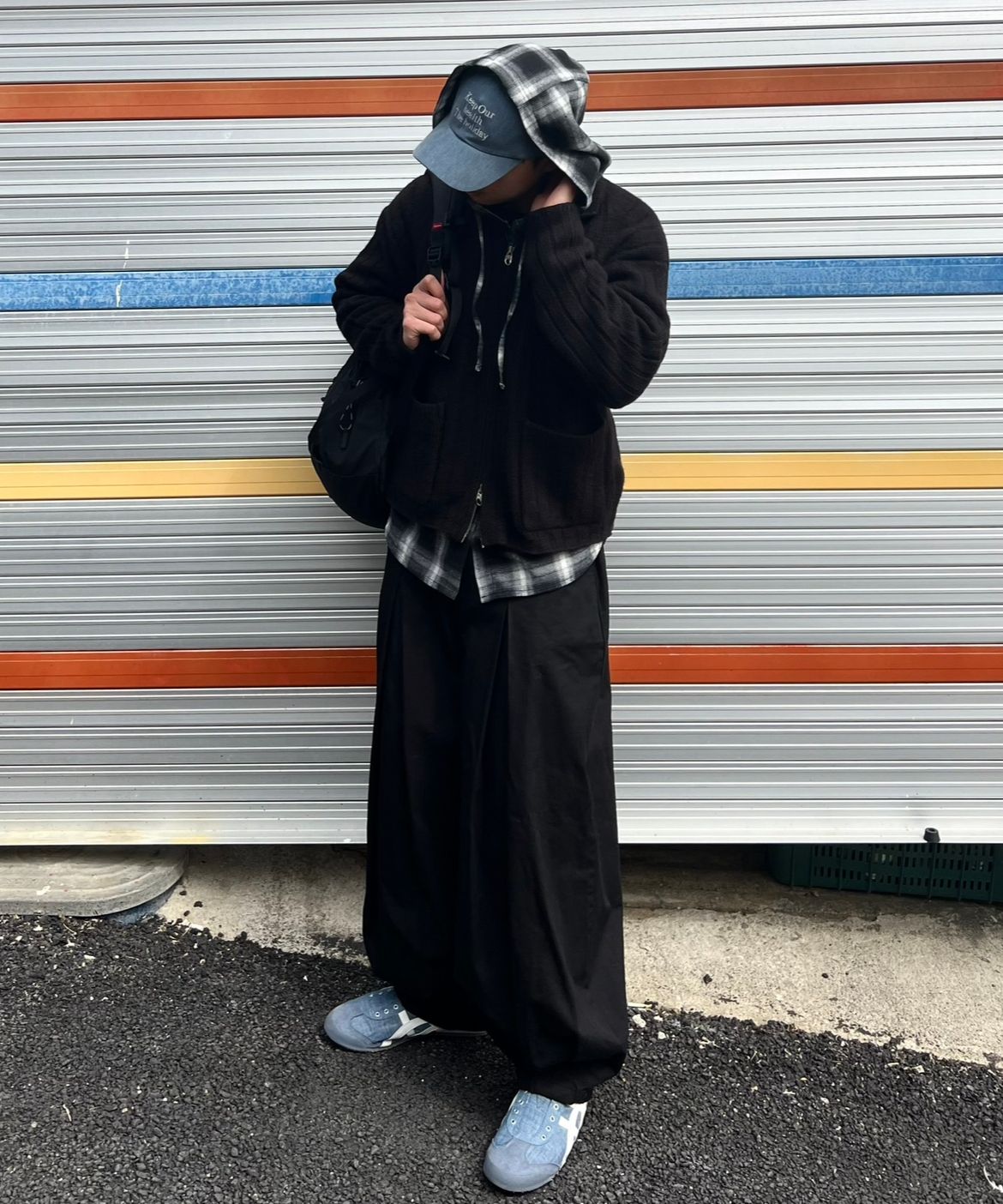 【ANGLAN】25SS★ [AG] Unbalance Long Tuck Balloon Pants AG] Unbalance Long Tuck Balloon Pants - Black - ANGLAN
