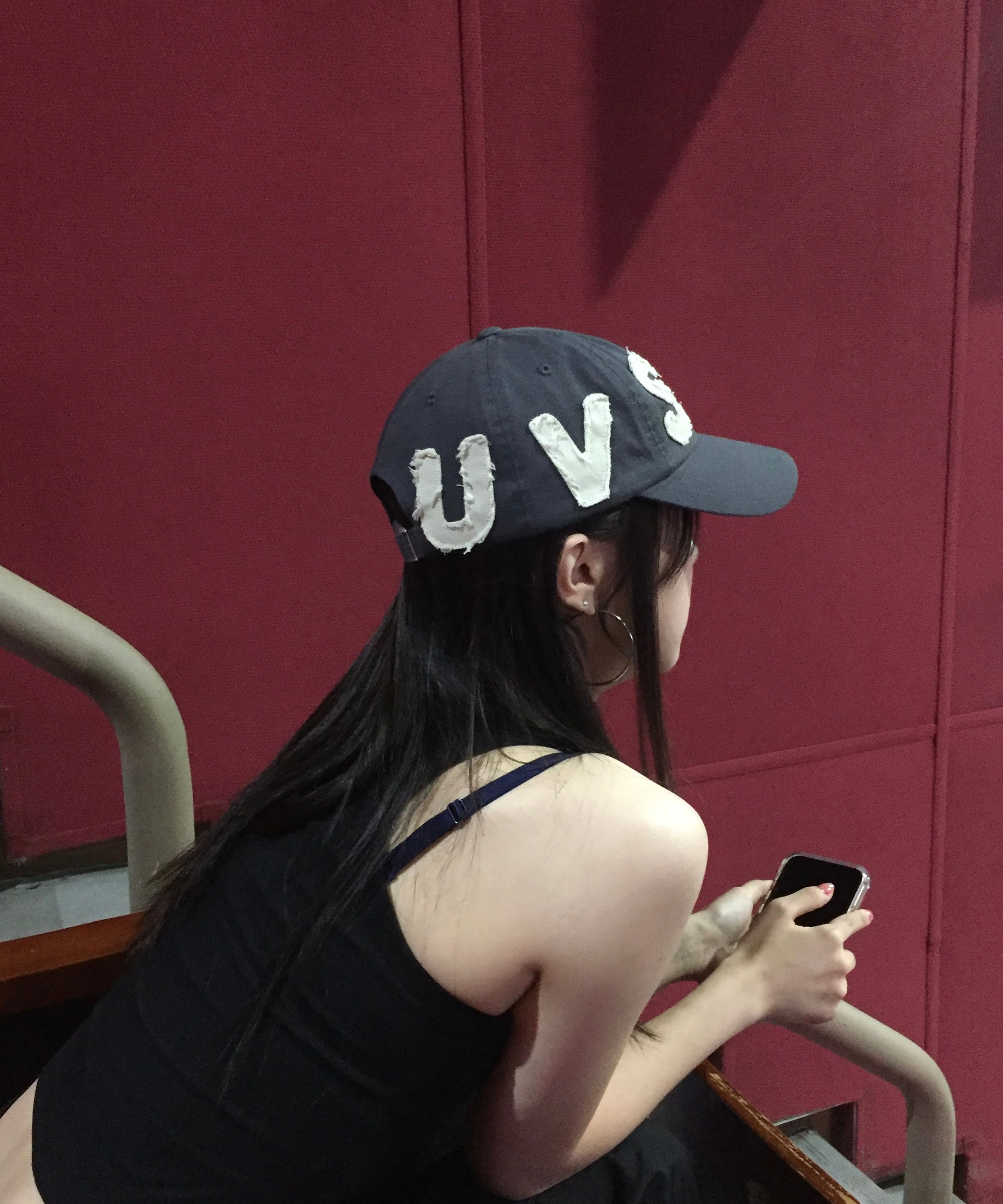 ★韓国で大人気★【SUNLOVE】 Cut Off Capital Cap★ org.jpg