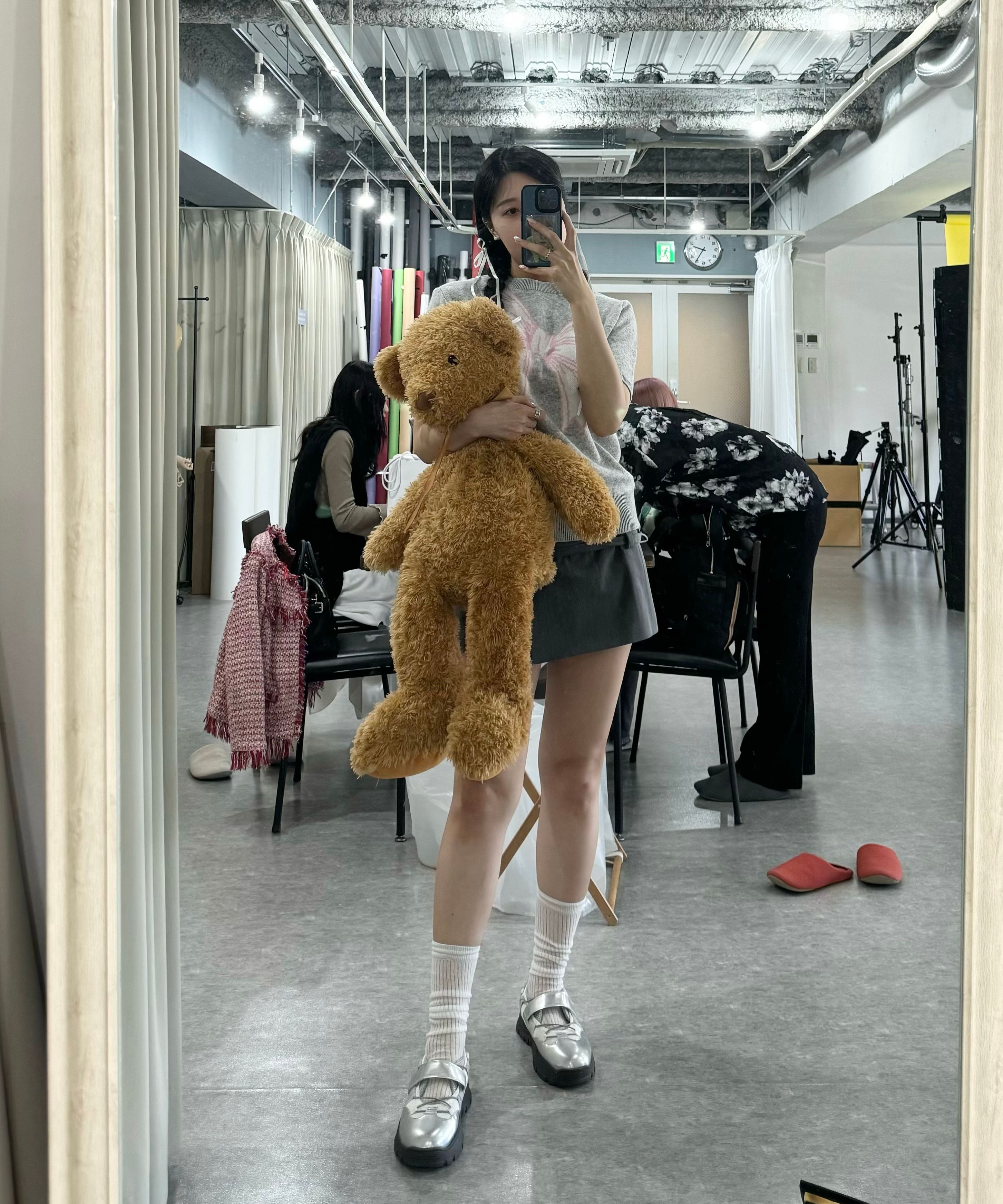 MUSINSA公式 | RONRON RIBBON ITALY COTTON SHORT KNIT SOFT BLUE