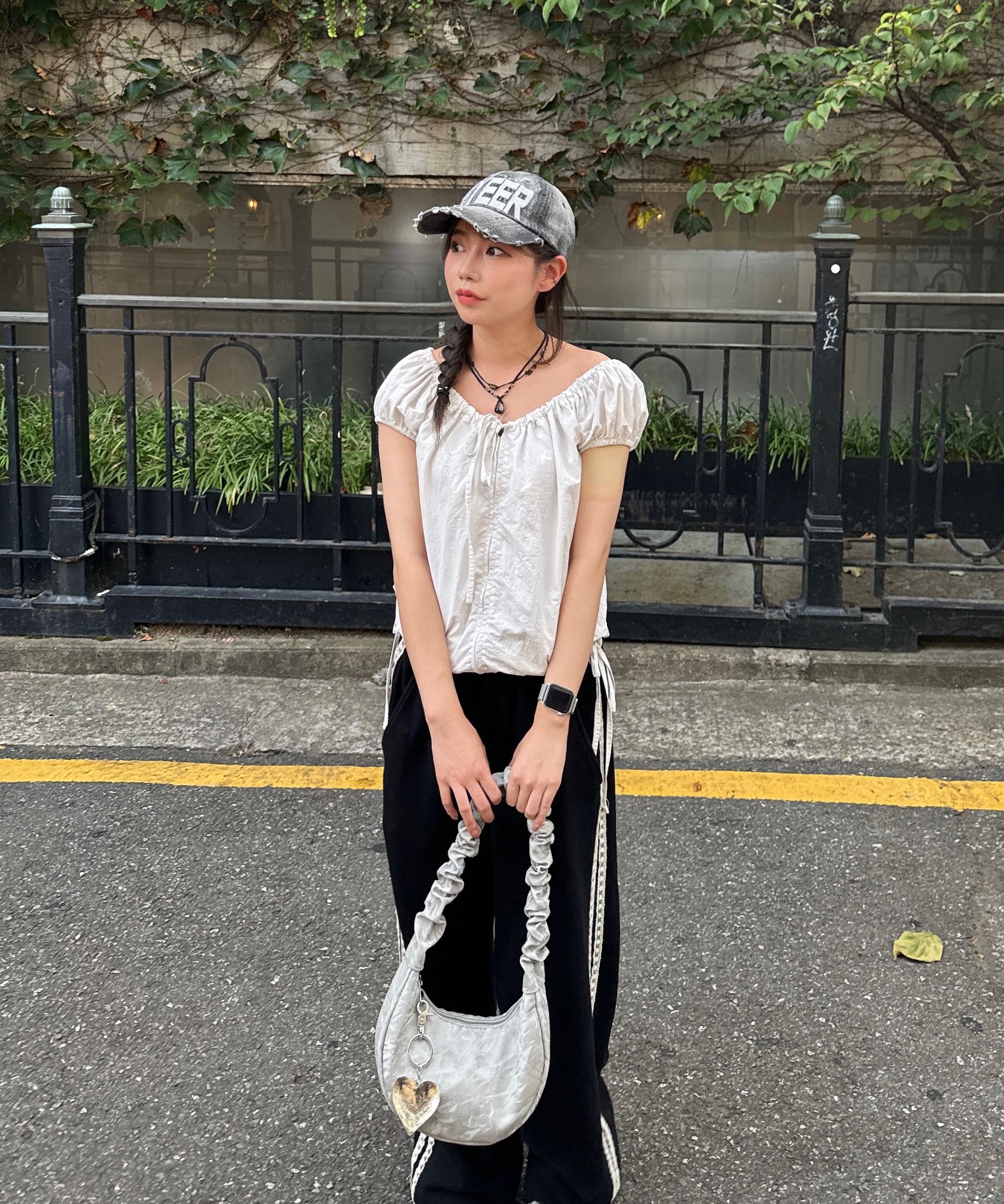 ハンドバッグ ILLIGO HEART LINKLE SHOULDER BAG 4BUK023 MUSINSA | ILLIGO Heart Linkle Shoulder Bag Green