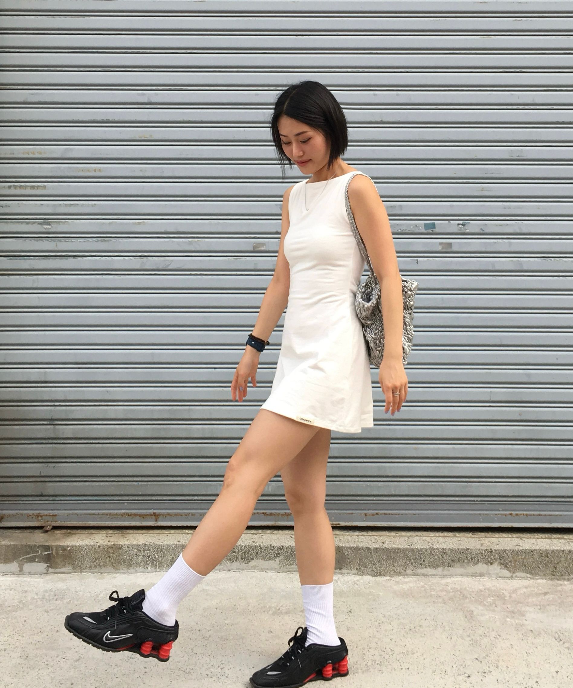 ワンピース Glowny GIRLFRIEND SLEEVELESS MINI DRESS GLOWNY