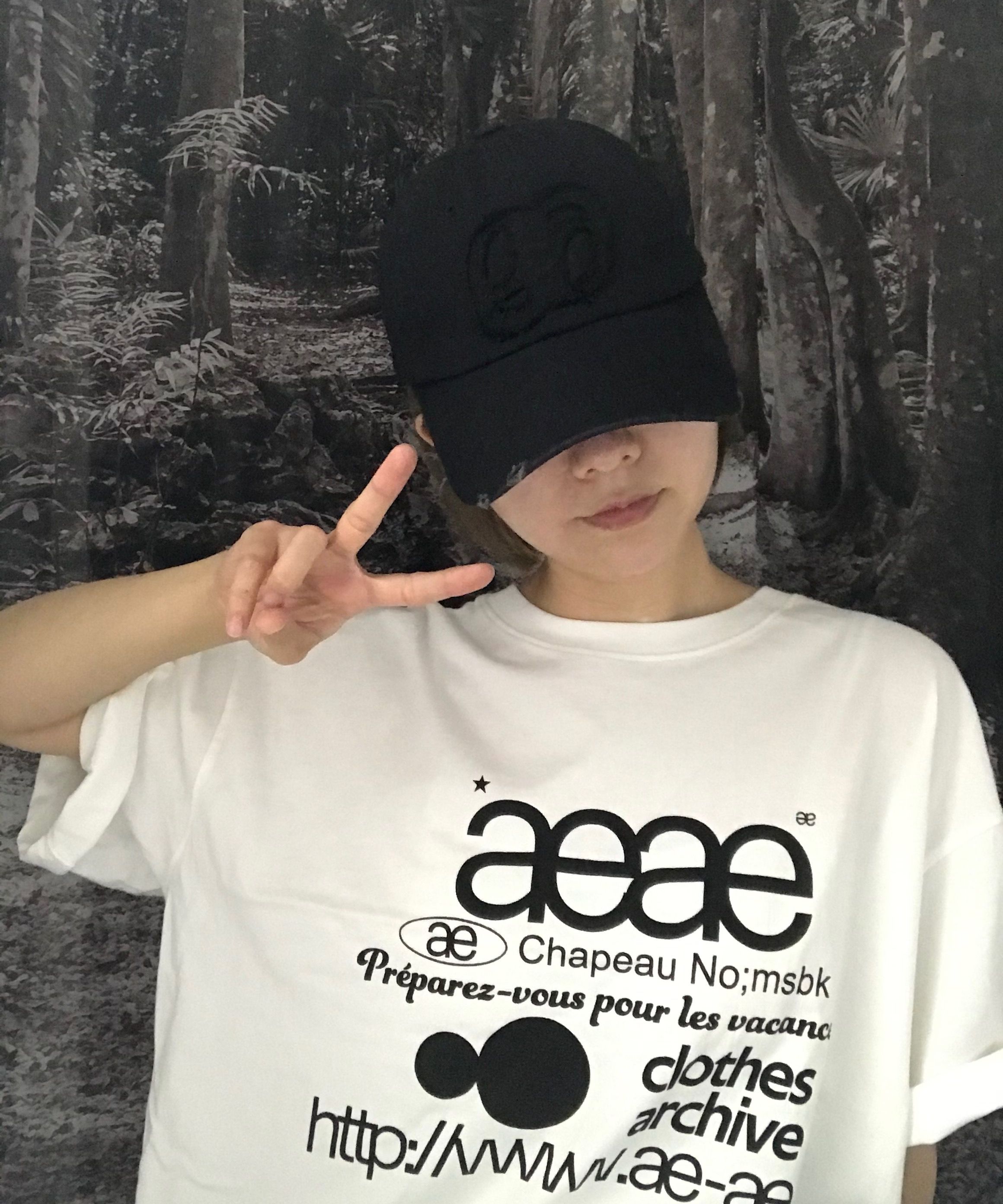 MUSINSA公式 | AEAE WEB LOGO T-SHIRTS [OATMEAL]