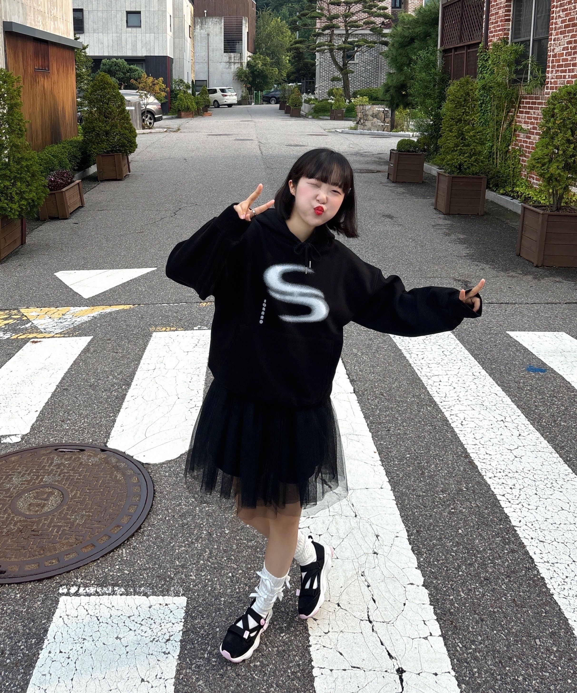 MUSINSA | SORANO SORANO Basic Logo HOODIE [6Color]