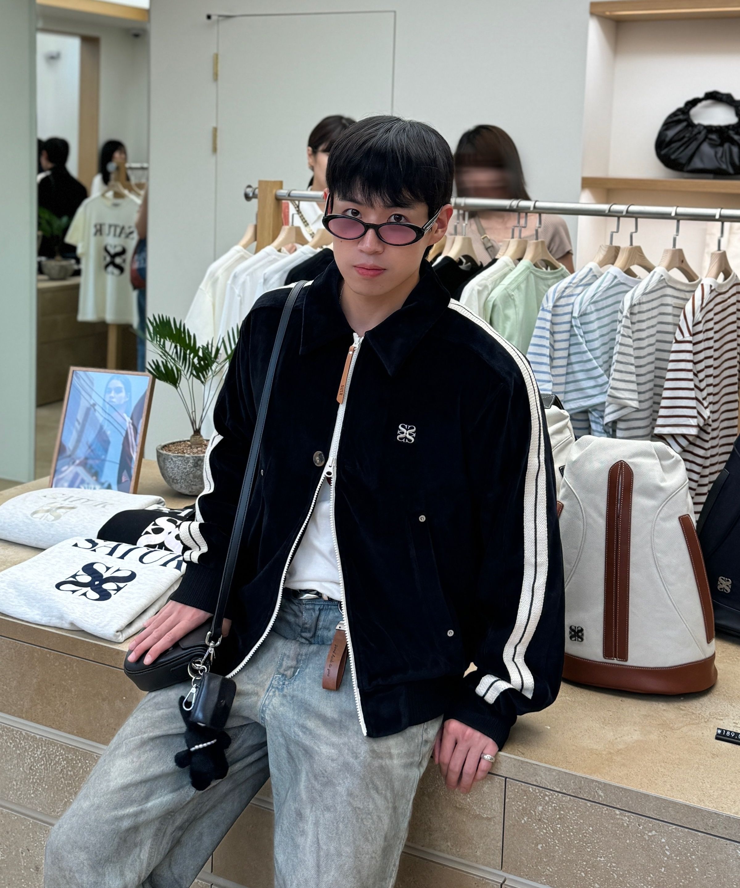 MUSINSA公式 | SATUR ロトンベルベットトラックジップアップジャケット 