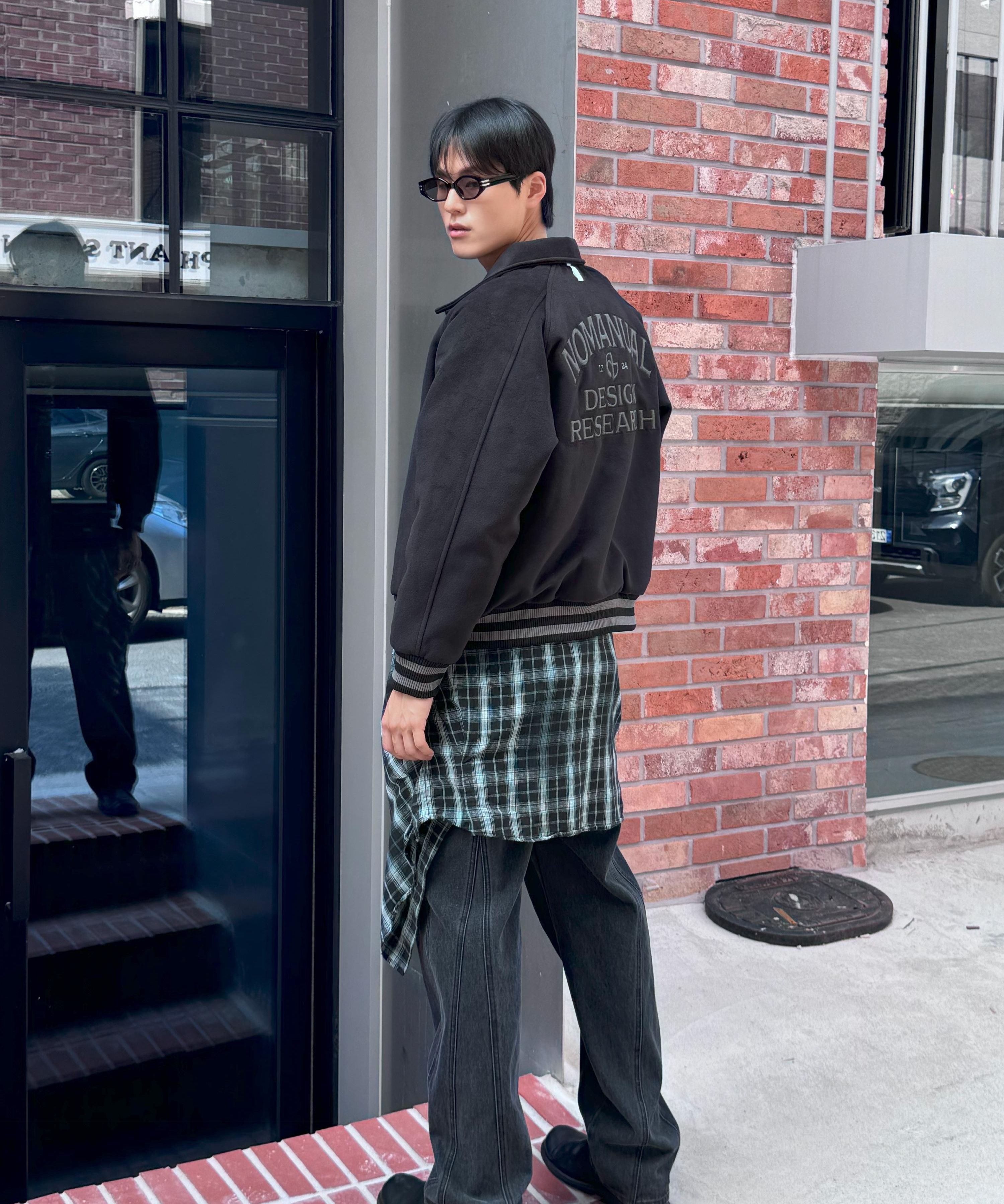 ジャケット・アウター W.S VARSITY JACKET - BLACK (M) NOMANUAL MUSINSA | NOMANUAL W.S VARSITY JACKET - BLACK