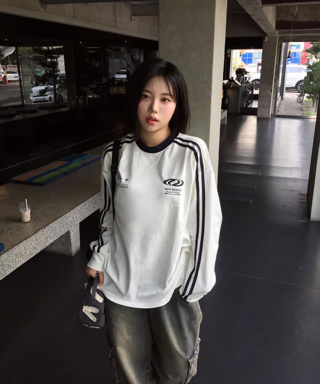 MUSINSA公式 | URBANDTYPE Football Jersey Long Sleeve_White