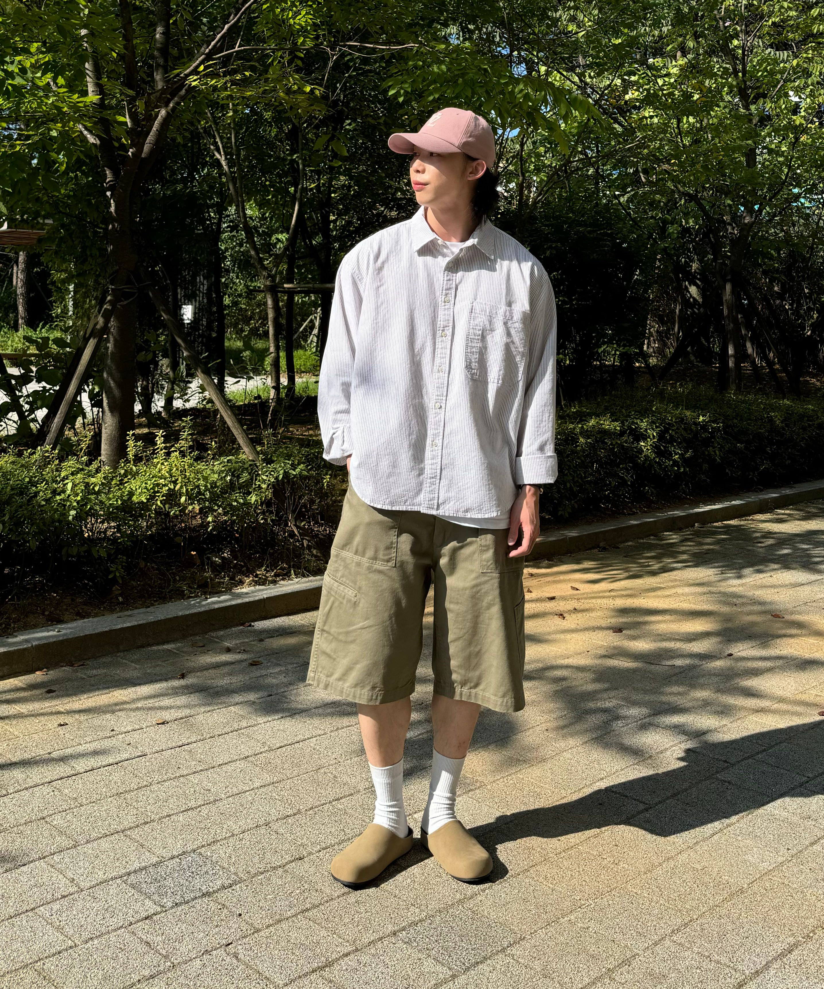 ◆VARZAR◆ Monogram Applique Overfit Washed Ball Cap Beige VARZAR] Monogram Applique Over Fit Washing Ball Cap - KATZ