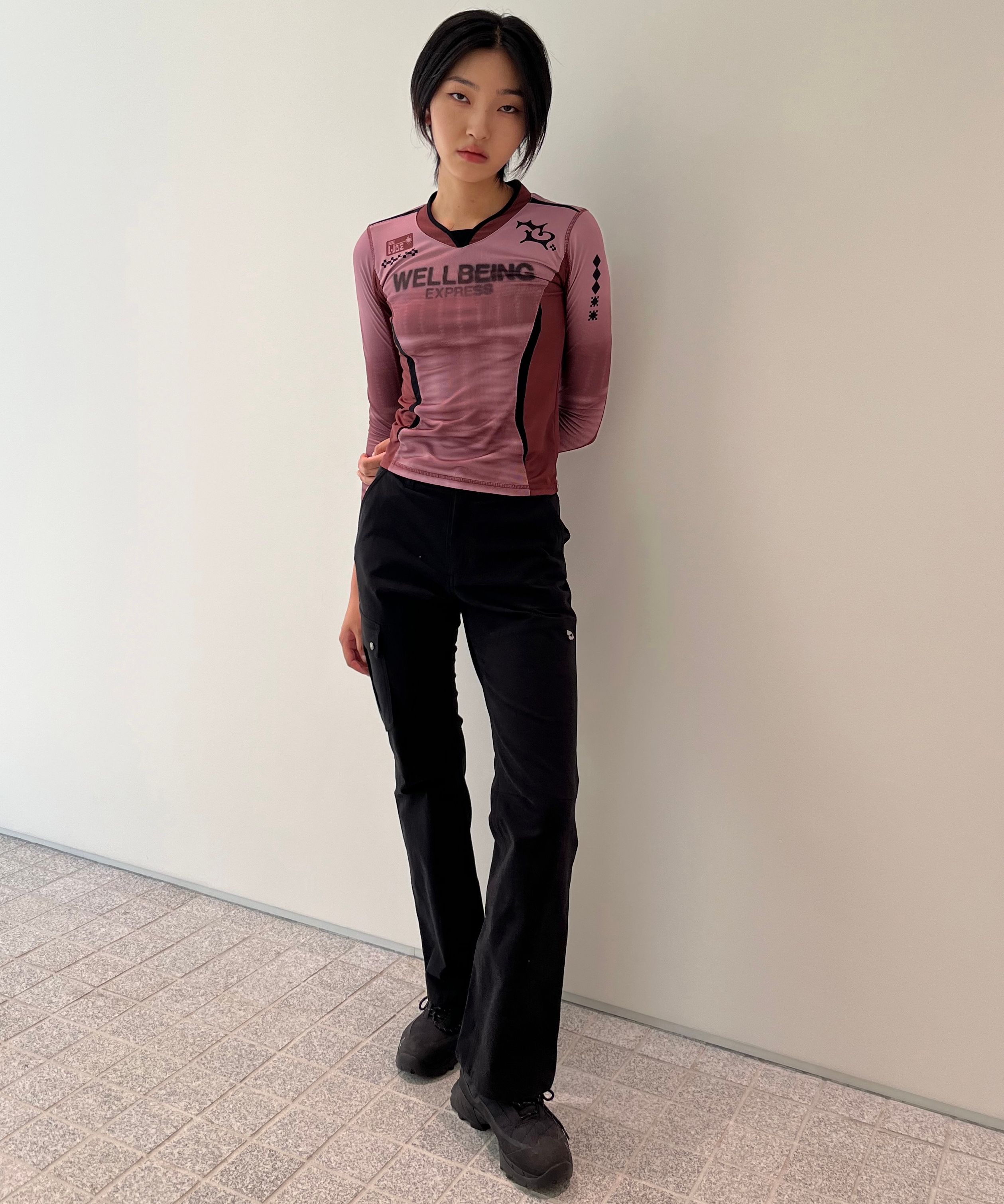◇WELLBEING EXPRESS◇ Sports Jersey Top Rose Pink MUSINSA | WELLBEING EXPRESS Sports Jersey Top Rose Pink