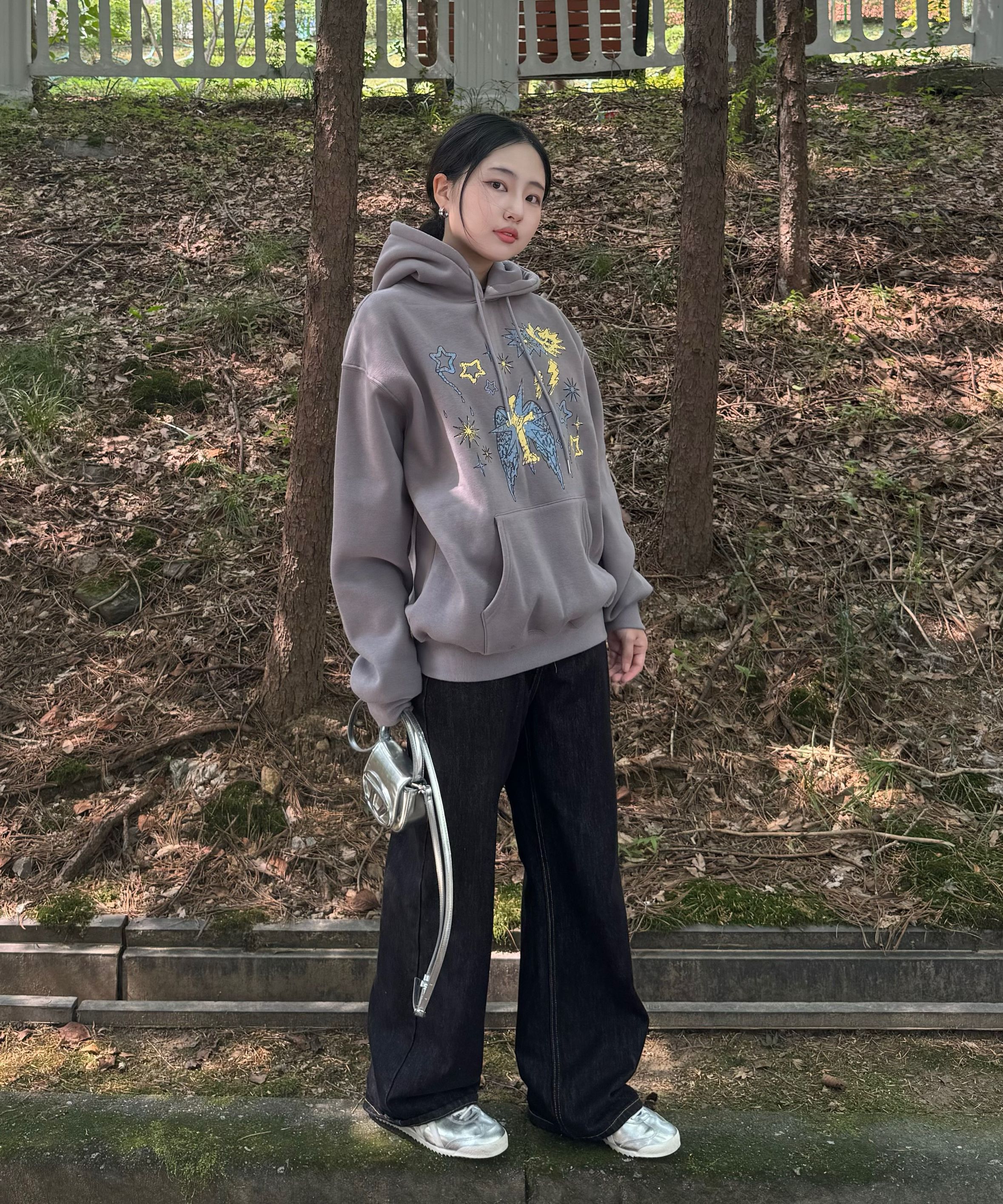 ★SUPERSUB★ Heaven Galaxy Hoodie Pigment Brown WEG WOOL LINING] HEAVEN GALAXY HOODIE - PIGMENT BROWN - SUPERSUB