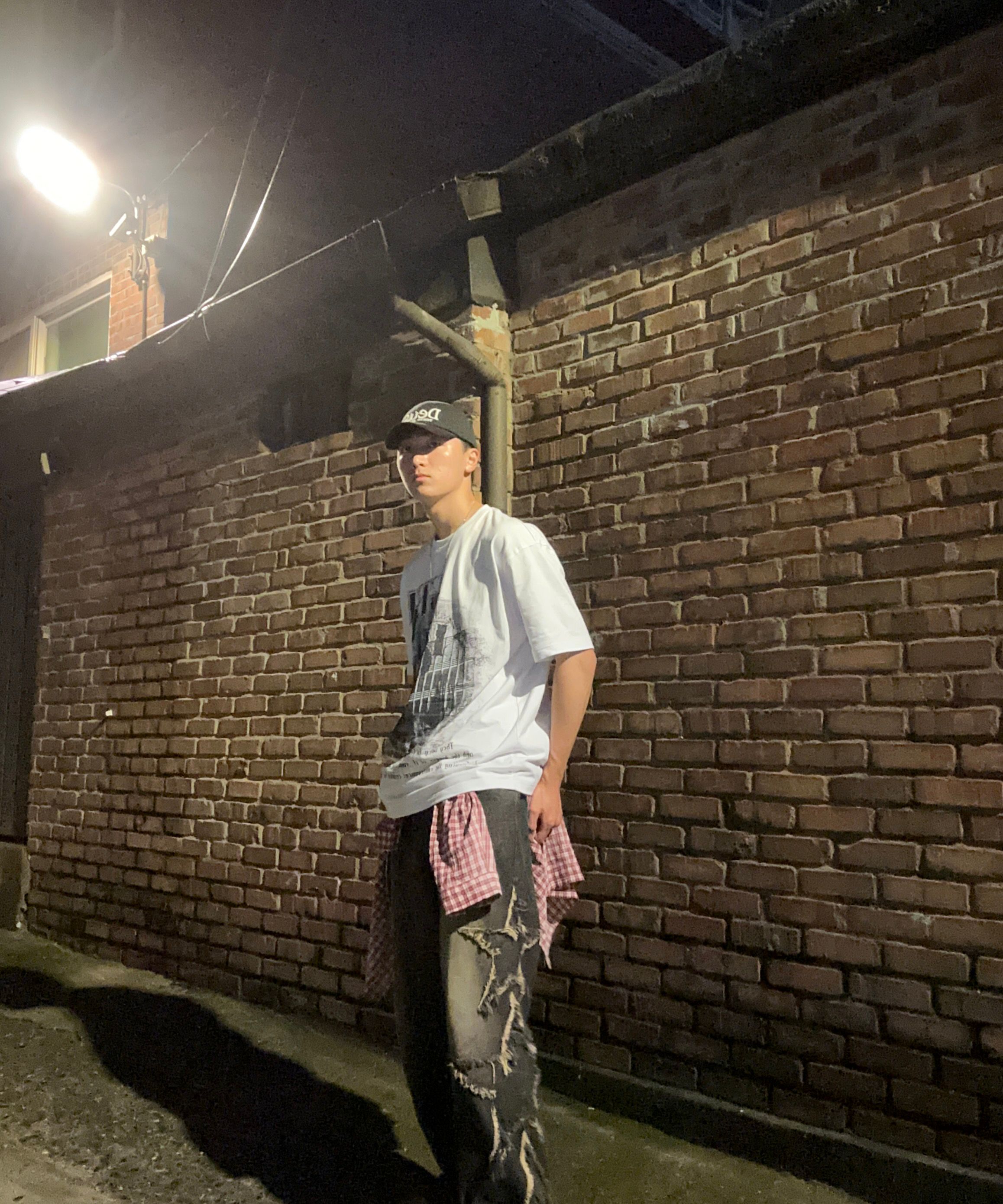 パンツ XTONZ XP178 Star Damage Vintage Washed Denim Pants BLACK xp1 MUSINSA | XTONZ XP178 Star Damage Vintage Wash Denim Pants