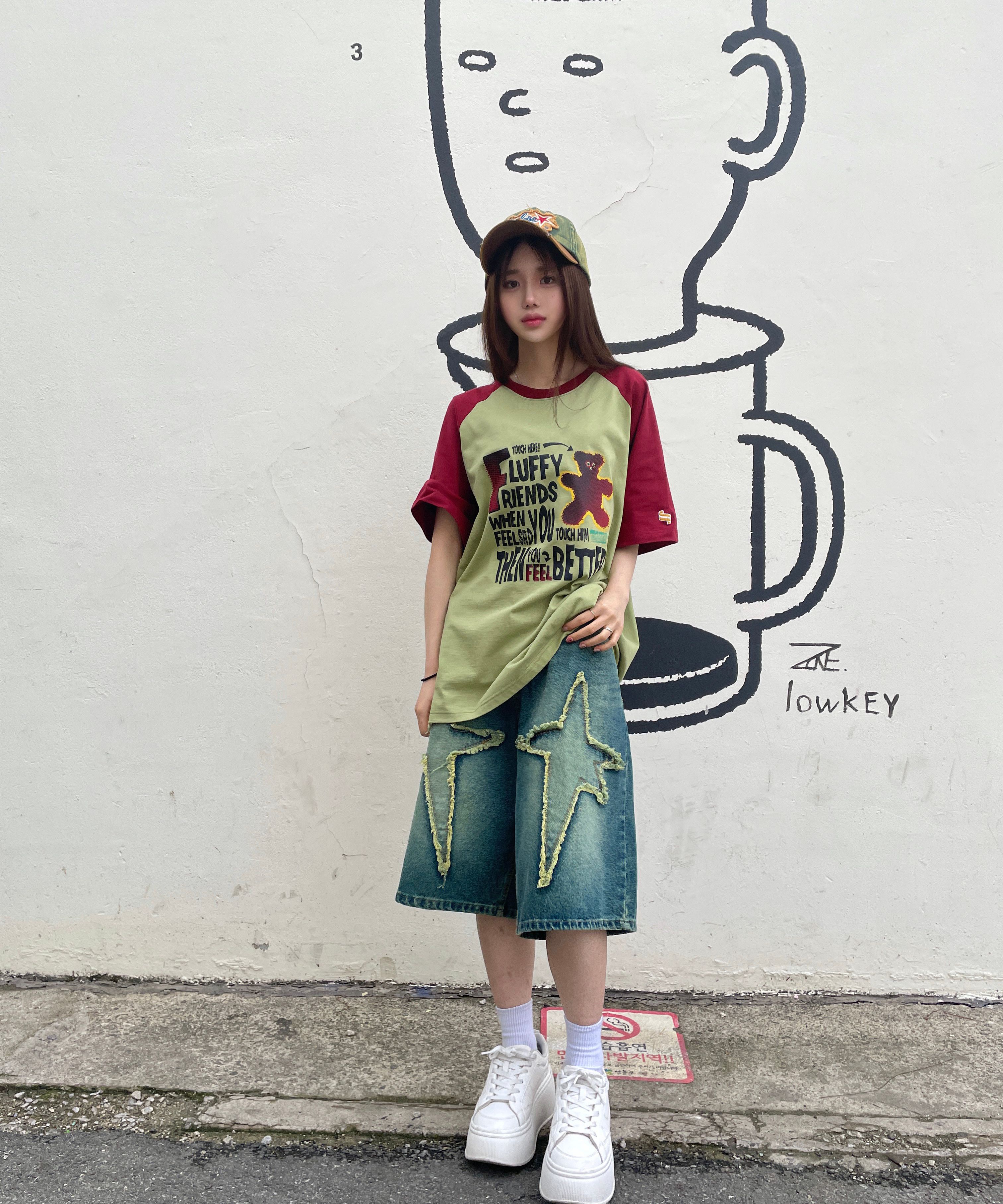 MUSINSA公式 | MAINBOOTH Spark Denim Shorts(BLUE)