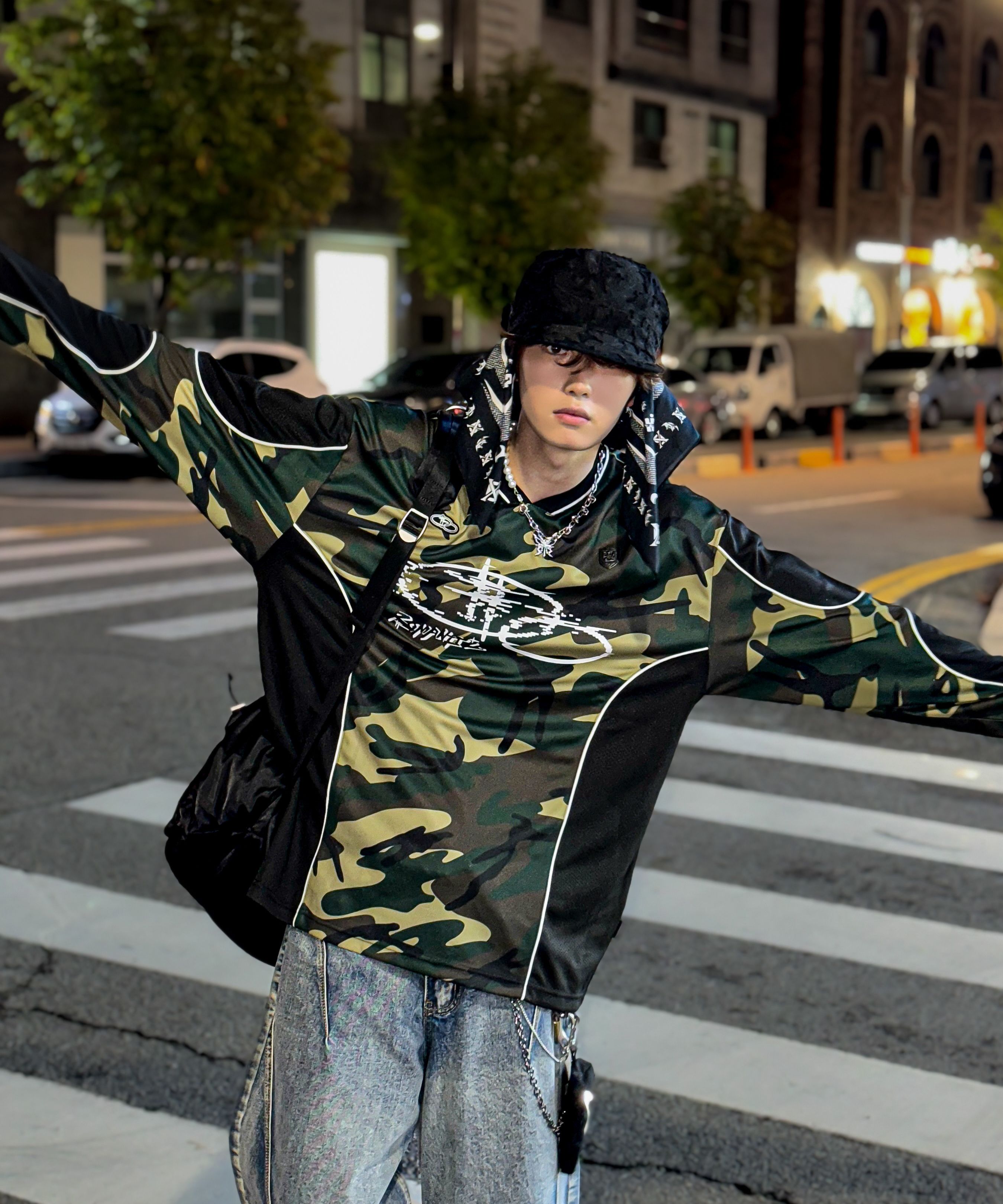 [ROMANTIC CROWN]★24FW★韓国人気★#9 RACING JERSEY ROMANTIC CROWN]☆24FW☆韓国人気☆#9 RACING JERSEY (ROMANTIC
