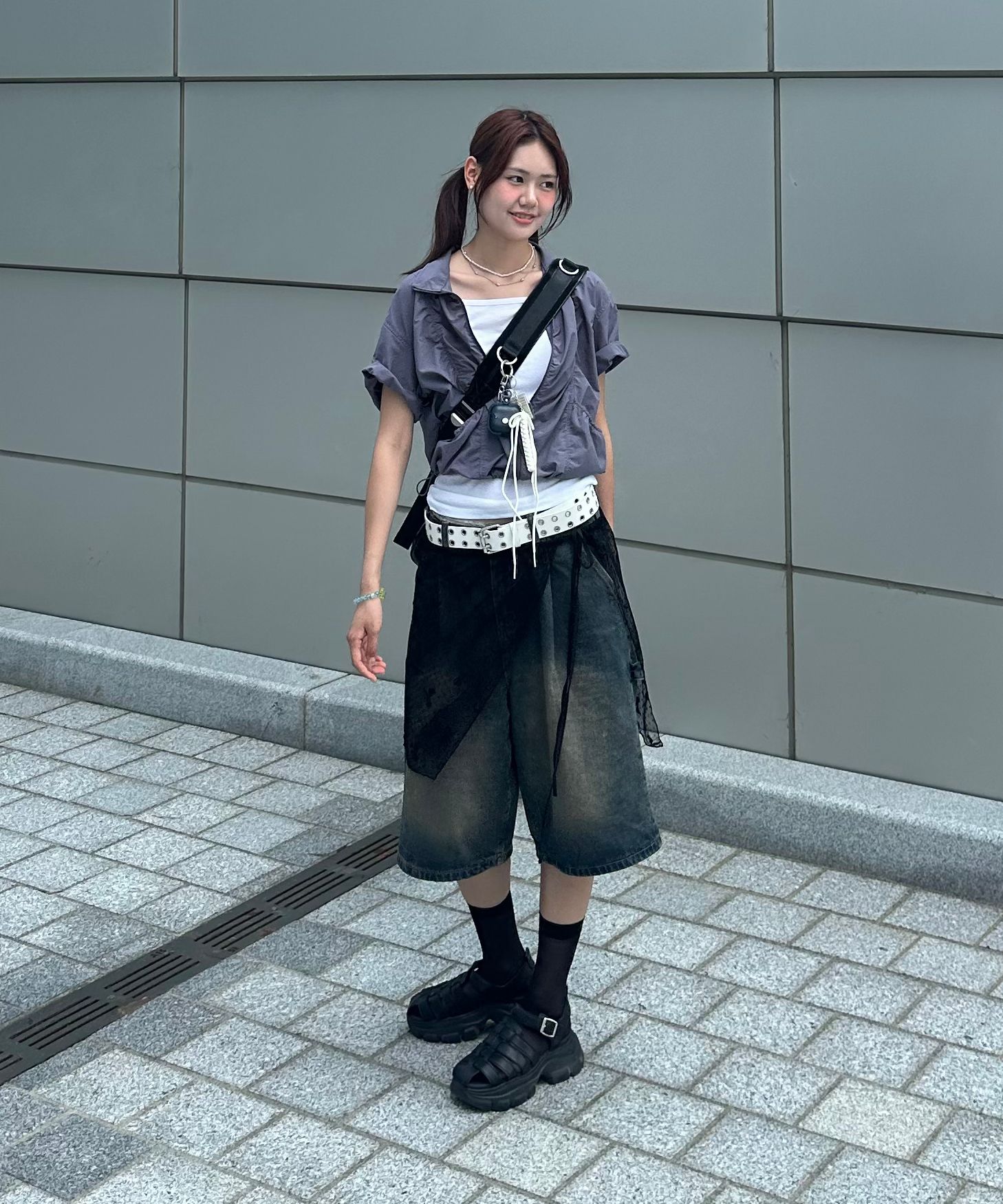 MUSINSA公式 | FALLETT Glossy Leather Slingback Black