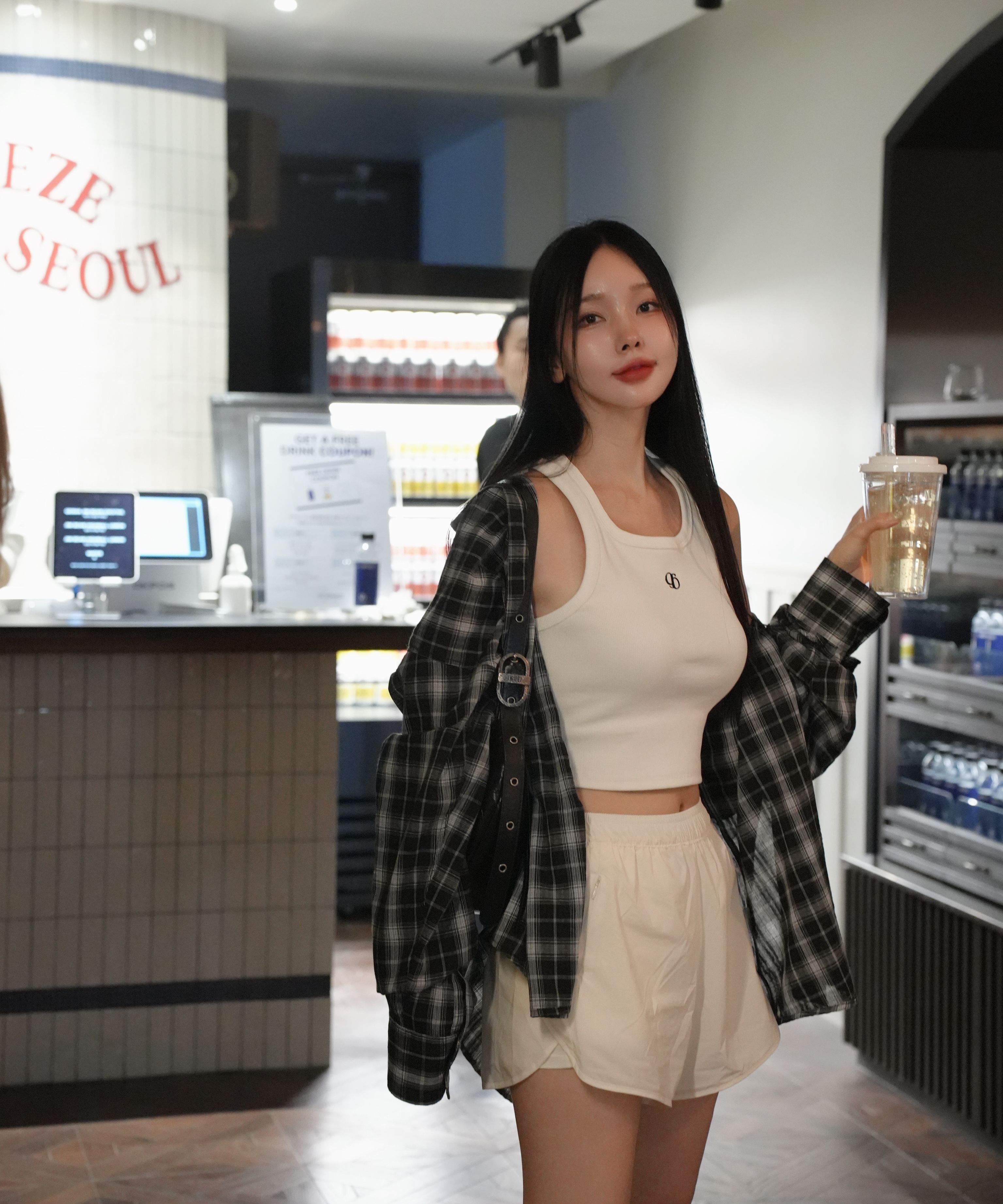 AVANDRESS ■ Smith Overfit Check Shirt MUSINSA | AVANDRESS Smith Overfit Check Shirt BLACK