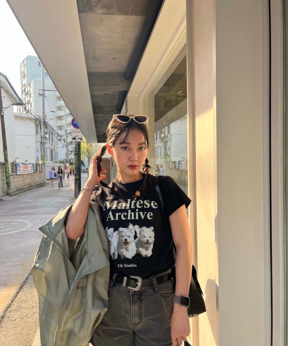 ◆Wai Kei◆ Maltese Archive Short Sleeve T-Shirt Blue MUSINSA | WAI KEI Maltese Archive Short Sleeve T-shirt Blue
